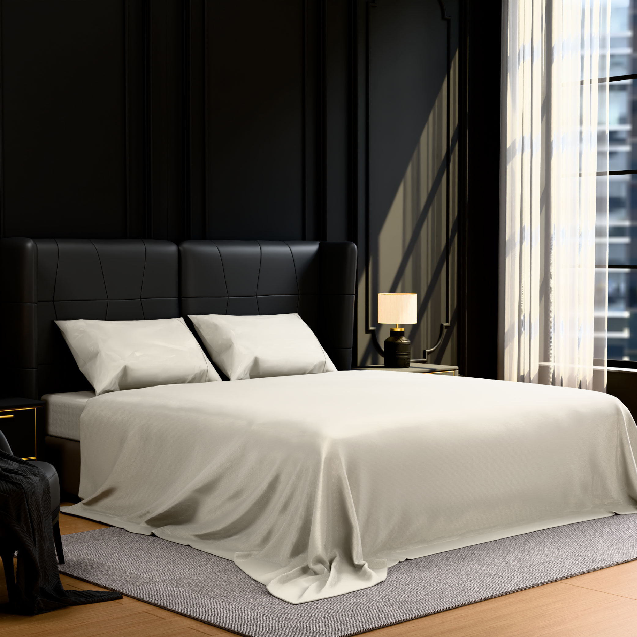 Bedding Full Bed Sheets Set - 4 Piece Bedding - Brushed Microfiber - Shrinkage And Fade Resistant - Easy Care (Full, White)_voghion.com